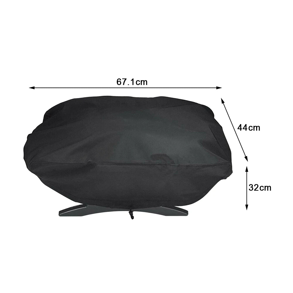 Polyester Anti Dust Windproof Waterproof UV Resistant Outdoor BBQ Stove Portable Accessories Grill Cover For Weber 7110 Q1000