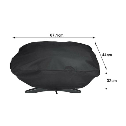 Polyester Anti Dust Windproof Waterproof UV Resistant Outdoor BBQ Stove Portable Accessories Grill Cover For Weber 7110 Q1000