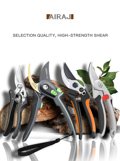 AIRAJ Gardening Pruning Shears, Which Can Cut Branches of 24mm Diameter, Fruit Trees, Flowers,Branches and Scissors Hand Tools