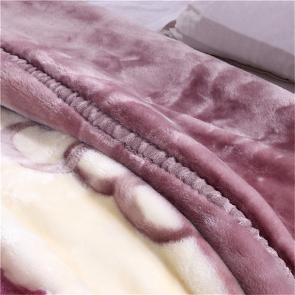 Soft Winter Quilt Blanket For Bed Printed Mink Throw Twin Full Queen Size Single Double Bed Fluffy Warm Fat Thick Blankets