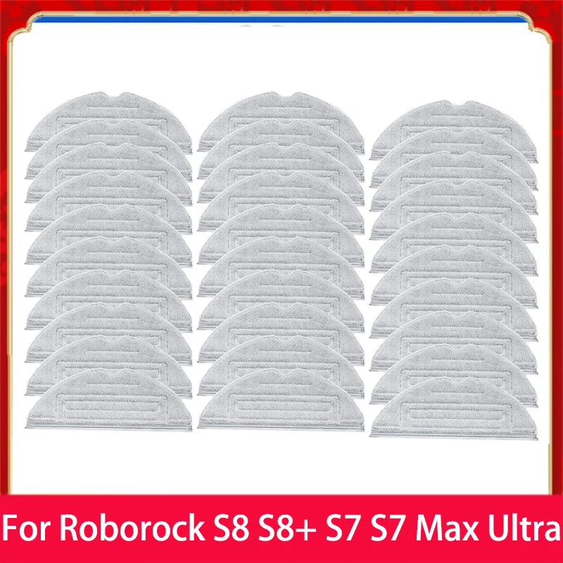 Mop Pads for Roborock S8/ S8+ / S7 / S7+ / S7 Max Ultra / S7 MaxV / S7 MaxV Plus / S7 MaxV Ultra Vacuum Cloth Mop Accessories