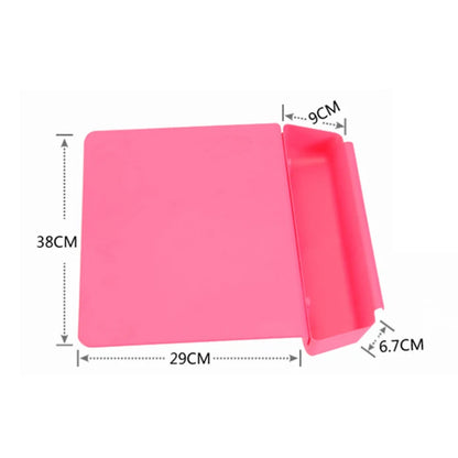 Multifunctional Creative Chopping Board Frosted Kitchen Cutting Board  Slot Cutting Vegetable Meat Tools Kitchen  Accessories