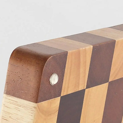 Checkerboard Beech Wood Cutting Board Household Kitchen Thickened Mold-proof Solid Wood Chopping Board