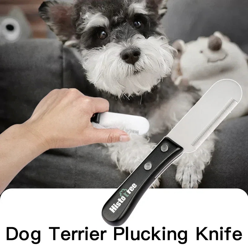 Terrier Plucking Knife Pet Dog Comb Hair Beating Knife Scraper Comb Racing Dog Grooming Tools Pet Supplies