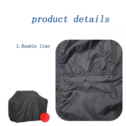 Black Waterproof Rain BBQ Cover Outdoor Grill Cover Weber Heavy Duty Barbacoa Anti Dust Rain Gas Charcoal Electric BBQ Cover