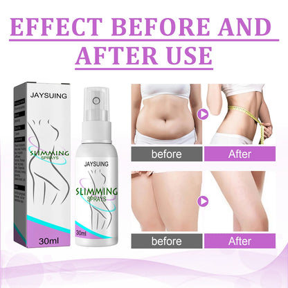 Jaysuing Weight Loss Spray Slimming Product Fat Burner Liquid Thin Slimming Spray Skin Tightening Slime Personal Health Care