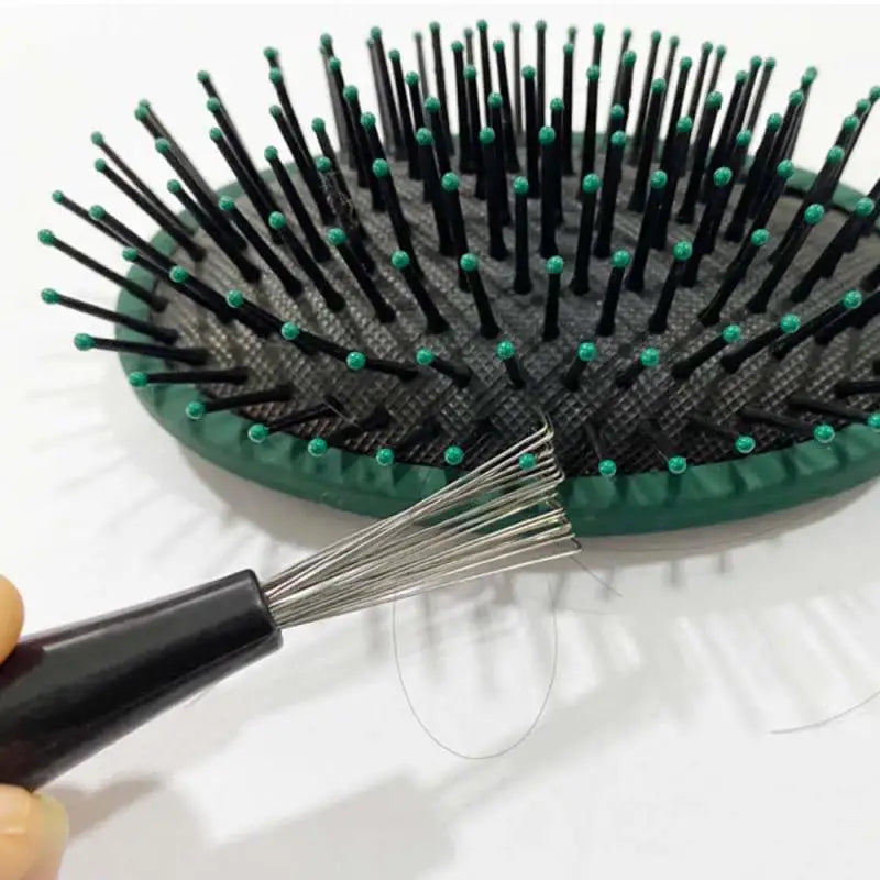 2023 Comb Hair Brush Cleaner Plastic Handle Cleaning Brush Remover Embedded Beauty Tools Cleaning Products Cleaning Supplies