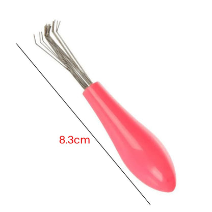 New Durable Comb Hair Brush Cleaner Plastic Handle Cleaning Brush Remover Embedded Beauty Tools Household Cleaning Products