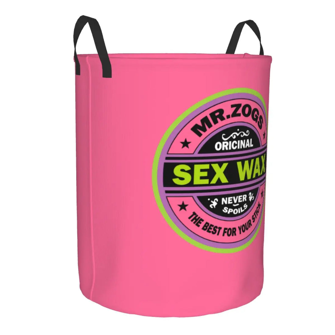 Mr Zogs Surfing Sex Wax Laundry Hamper Large Clothes Storage Basket Toys Bin Organizer for Boy Girl