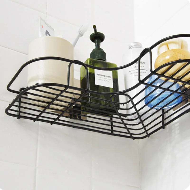 No Drilling Required Bathroom Shelf - The Ultimate Bathroom Storage Rack Solution for Organizing Your Space