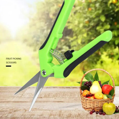 Stainless Steel Garden Pruning Scissors Home Potted Plant Branch Trimmer For Fruit Picking And Weed Removal Fine Trimming Tools