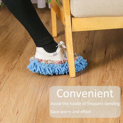 1/2/3/4PC Multifunction Floor Dust Cleaning Slippers Shoes Lazy Mopping Shoes Home Floor Cleaning Micro Fiber Cleaning Shoes