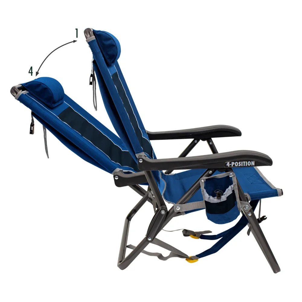 Camping Chair Blue, Outdoor Furniture , Patio Furniture , Beach Chairs , Foldable Chair , Sedentary Comfort, Modern Aesthetics