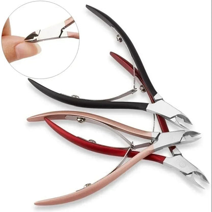 1 Pcs Improved Stainless Steel Thickened Dead Skin Pliers Finger Ultra Fine Nail Art Repair Tool Personalized Foot Care Products