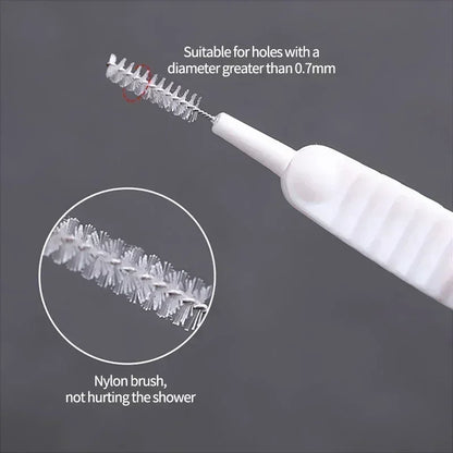 10/50pc Micro Nylon Brush Bathroom Shower Head Cleaner Mobile Phone Hole Pore Gap Washing Toilet Cleaning Accessorie Keyboard