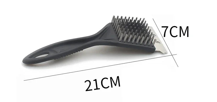 BBQ Grill Cleaning Brush Barbecue Brush Cleaning Tools Stainless Steel Wire Scraper Outdoor Home BBQ Accessories