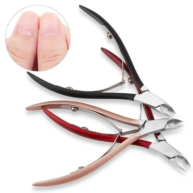 1 Pcs Improved Stainless Steel Thickened Dead Skin Pliers Finger Ultra Fine Nail Art Repair Tool Personalized Foot Care Products