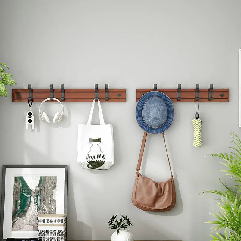 Nordic Fashion Style Bedroom Furniture Coat Rack Clothes Hanger Hooks Living Room Closet Bamboo Hat Racks Coat Hanger Wall Hook