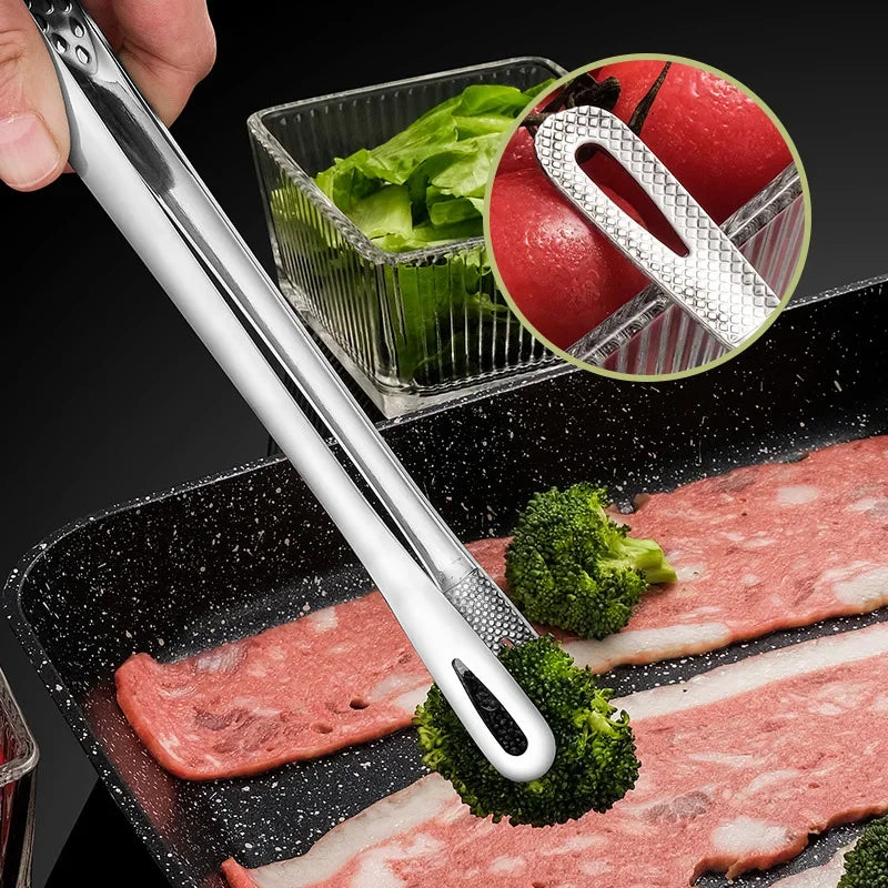 Kitchen Tongs Stainless Steel Barbecue Tongs Clip BBQ Grill Meat Tongs Cooking Tweezers for Food Utensils Kitchen Accessories