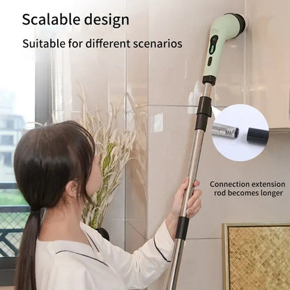 Wireless Electric Cleaning Brush Bathroom Window Kitchen Automotive Multifunctional Household Rotating Cleaning Machine