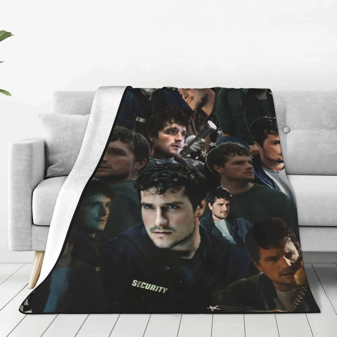 Vintage Josh Hutcherson Collage Blanket Coral Fleece Plush Home Throw Blanket Comfortable Warm for Office Plush Thin Quilt