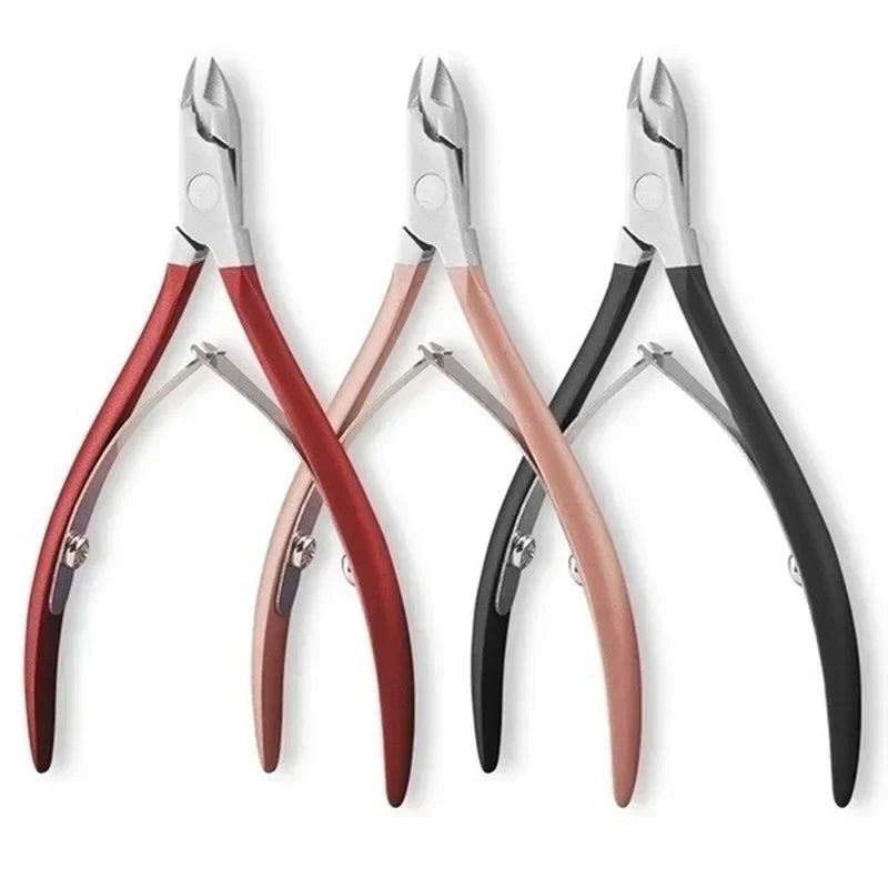 1 Pcs Improved Stainless Steel Thickened Dead Skin Pliers Finger Ultra Fine Nail Art Repair Tool Personalized Foot Care Products