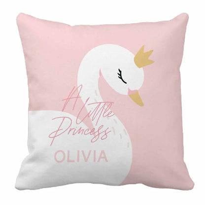 LVYZIHO Pink Cute Swan Crib Sheet Set, Custom Name Baby Girl Crib Bedding Set, Baby Shower Gift Bedding Set