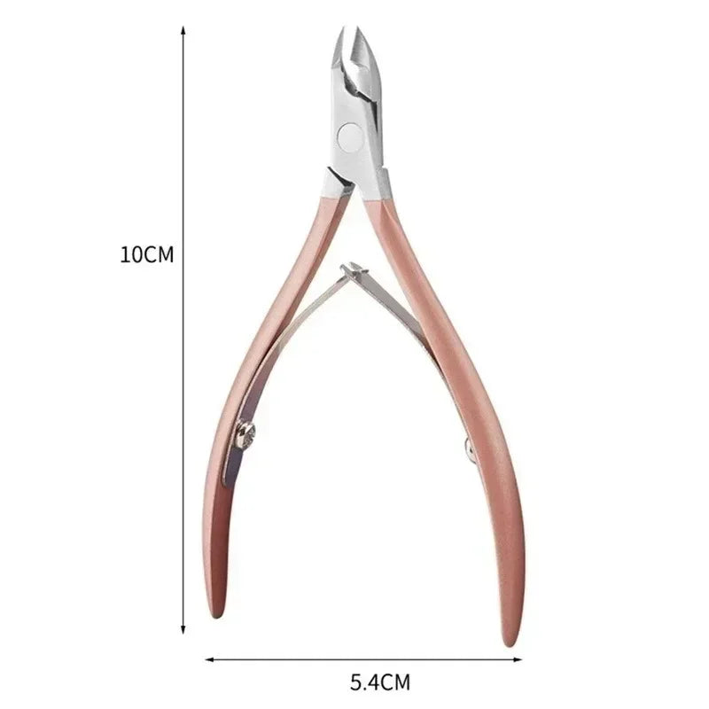 1 Pcs Improved Stainless Steel Thickened Dead Skin Pliers Finger Ultra Fine Nail Art Repair Tool Personalized Foot Care Products