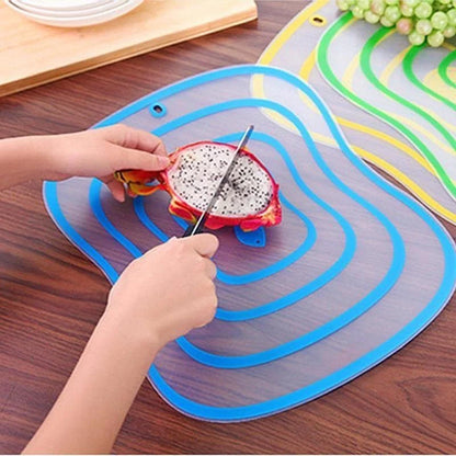 Kitchen Non-slip Chopping Blocks Tool Flexible Transparent Cutting Board Kitchen PP Cutting Boards Classification Chopping Board