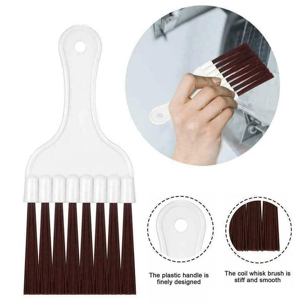 2Pcs/set Air Conditioner Fin Comb AC Condenser Cleaner Cleaning Brush Air Conditioner Fin Repair Tool