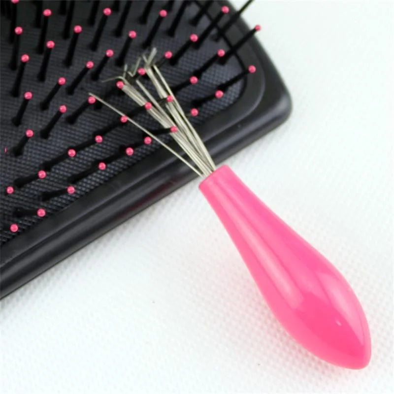 New Durable Comb Hair Brush Cleaner Plastic Handle Cleaning Brush Remover Embedded Beauty Tools Household Cleaning Products