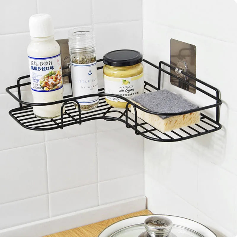 No Drilling Required Bathroom Shelf - The Ultimate Bathroom Storage Rack Solution for Organizing Your Space