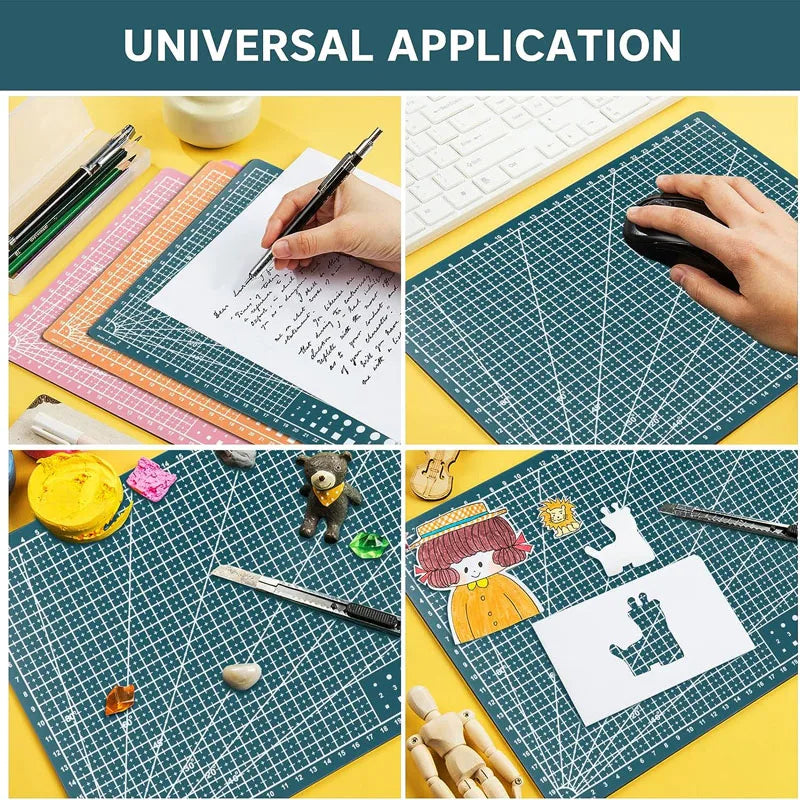 A3 A4 A5 PVC Cutting Mat Workbench Patchwork Sewing Manual DIY Knife Engraving Leather Cutting Board Single Side Underlay