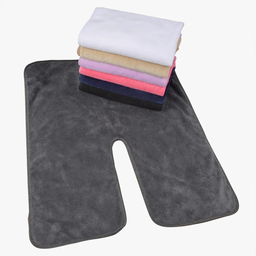 50X40cm Face Towel U Shape Super Soft Microfiber Perfect for Spa 1pcs Mask Removing Face Wrap