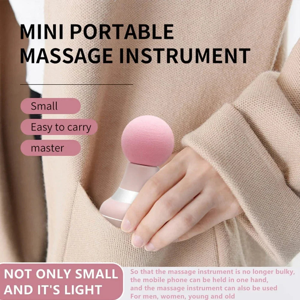 Electric Mini Fascial Massage Gun Vibration Massage Machine Muscle Relaxation Personal Care Pain Relief Fatigue Body Massager