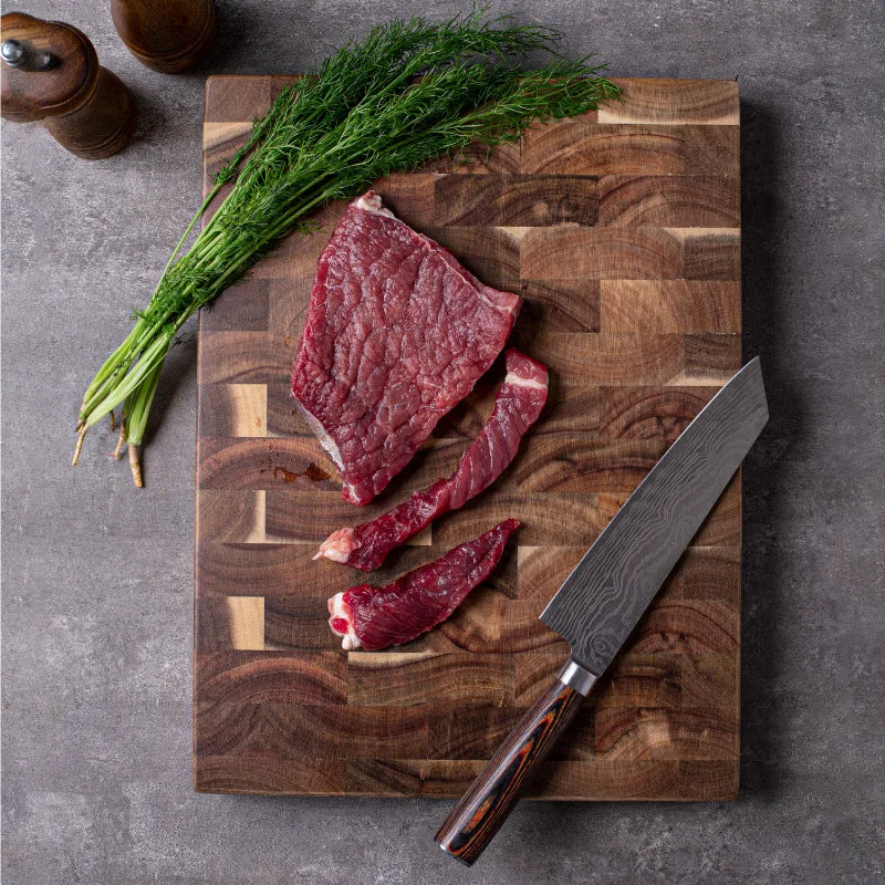 Solid Wood Cutting Board Acacia Wood Household Cutting Meat Vegetable Fruit Rectangular Cutting Board Kitchen Tools