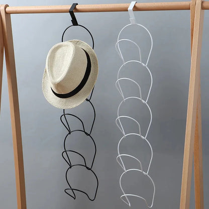 Storage Rack Hat Rack Hook Scarf Bag Baseball Cap Rack Organizer Storage Door Hanger Storage Rack for Closet Bedroom