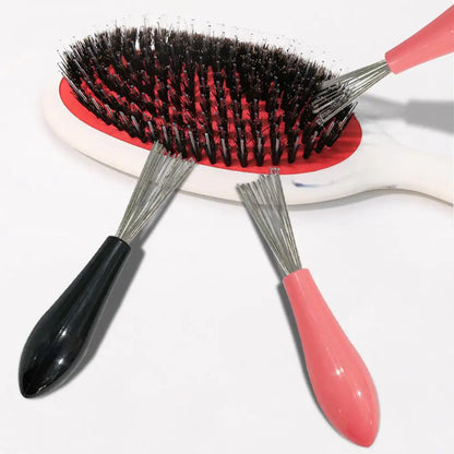 Comb Hair Brush Plastic Handle Cleaning Brush L-shaped Claw Cleaner Hair Removal Embedded Beauty Tools Cleaning Accessories Tool