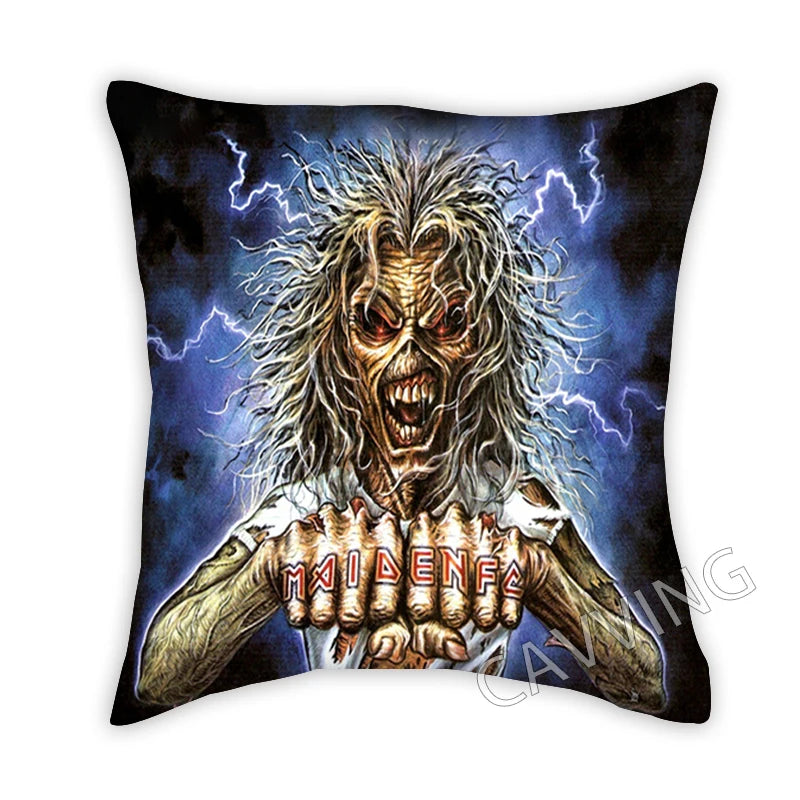 Gothic Horror Skull 3D Printed  Polyester Decorative Pillowcases Throw Pillow Cover Square Zipper Cases Fans Gifts Home Decor