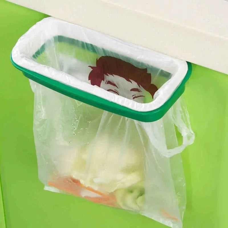 1PC Super Strong Trash Bag Garbage Bag Hanger Rubbish Holder Hanging Trash Rubbish Bag Holder Can Bin Plastic Bracket Stand Rack