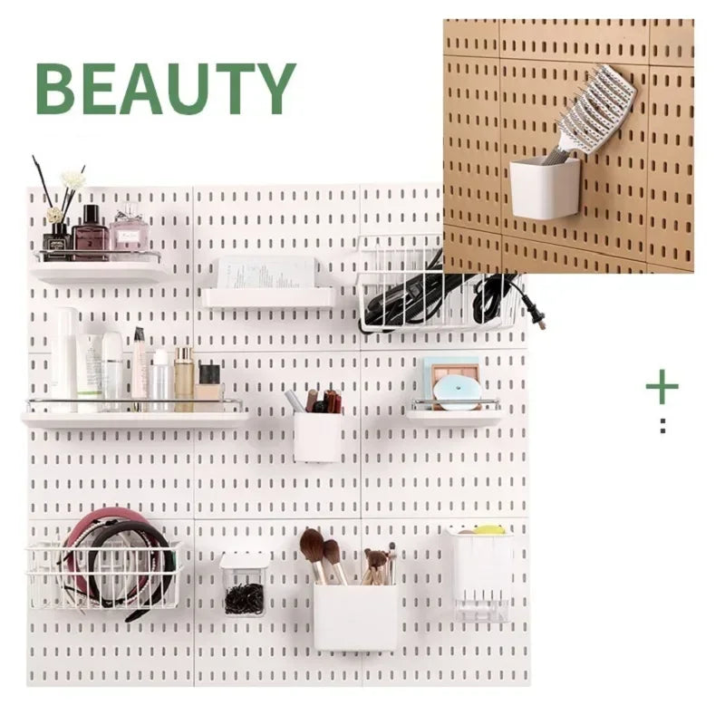 Home Appliance Storage Holders Racks Pegboard Hanging Plate Tool Shelf  Organization  Kitchen Bathroom Organizer for Wall