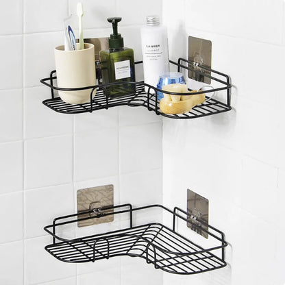 No Drilling Required Bathroom Shelf - The Ultimate Bathroom Storage Rack Solution for Organizing Your Space