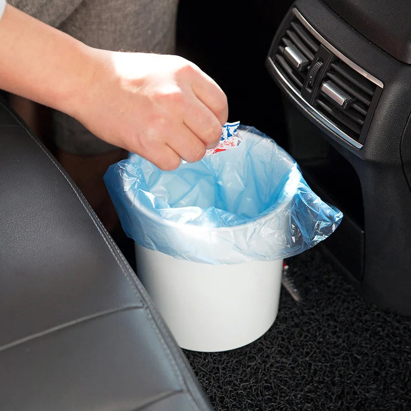 30pcs/Roll 30x30cm Trash Bags Mini Flat Top Type Disposableb Garbage Bags For Car Table Trash Can Small Plastic Rubbish Bags