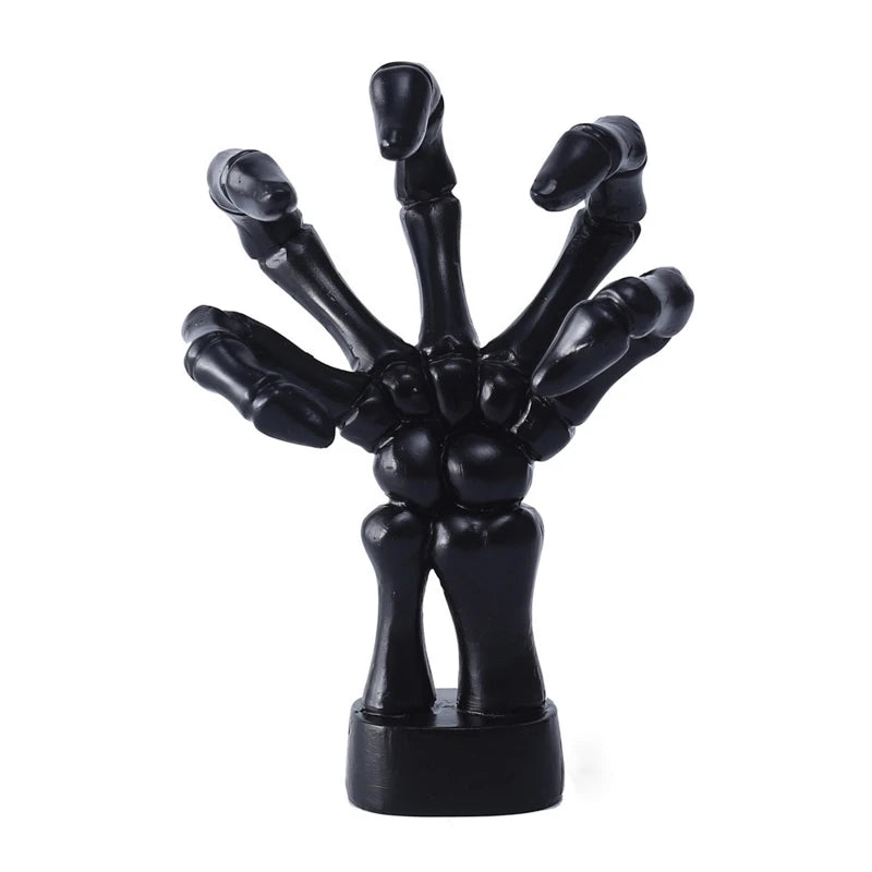 Black Ghost Hand Wall Hook Skull Claw Hanger Storage Rack Shelf Holder for Home Bedroom Bathroom Clothes Organization