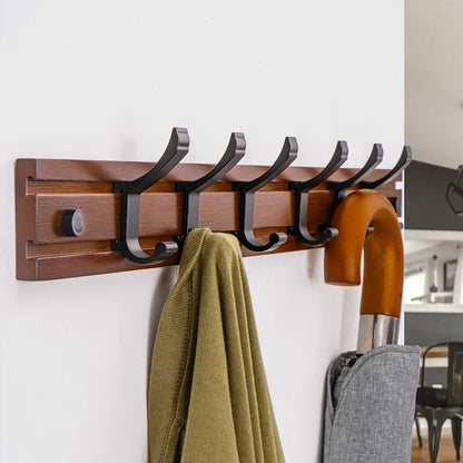 Nordic Fashion Style Bedroom Furniture Coat Rack Clothes Hanger Hooks Living Room Closet Bamboo Hat Racks Coat Hanger Wall Hook